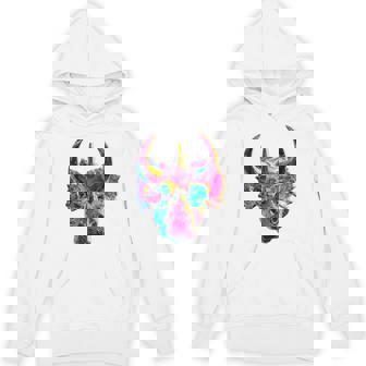 トリケラトプス 恐竜 グラフィック サングラス アートワーク トリケラトプス パーカー - Kawaiitshirt