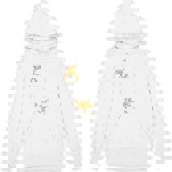 バックプリント ノッシン お尻 犬 かわいい コーギー Hoodie - Kawaiitshirt