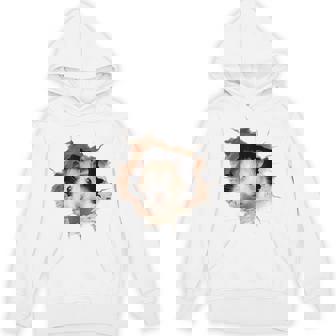 ハムスター アニマル柄 動物園 ポートレート イラスト 顔 ハムスター パーカー - Kawaiitshirt