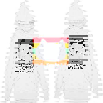 ハローキュートキャット レトロサンセット Hoodie - Kawaiitshirt