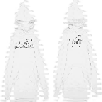 ハートビート ハムスター ハムスター好き ハムスターの飼い主 ペット 心電図 パーカー - Kawaiitshirt