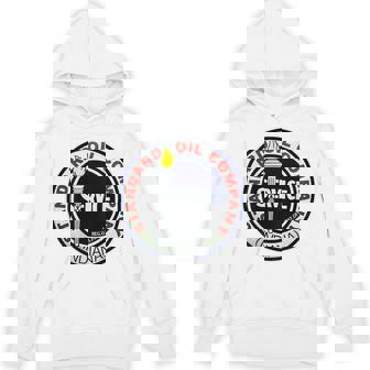 バックプリントのみ レトロ ヴィンテージ ガソリンスタンド 標準モーターオイル パーカー - Kawaiitshirt