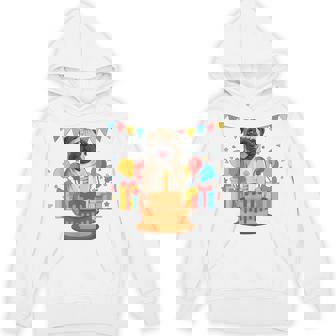 パグ 1歳 誕生日 お祝い ケーキ ペット 動物 犬 オーナー パグ パーカー - Kawaiitshirt