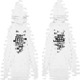 ヒップホップ Y2k Hip Hop Cat ヴィンテージ レトロ エッジの効いたバックプリント ストリートウェア 猫 パーカー - Kawaiitshirt