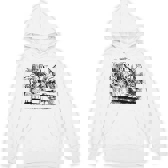 ビッグテキサス 不思議の国のアリス マッドハッターズ ティーパーティーtシャツ パーカー - Kawaiitshirt