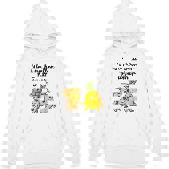 ピザハワイパイナップルピザイートピザ＆パイナップル パーカー - Kawaiitshirt