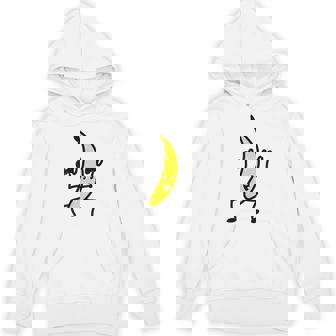 メンズ ファニースティックフィギュア フィットネス バナナダンベル トレーニング パーカー - Kawaiitshirt