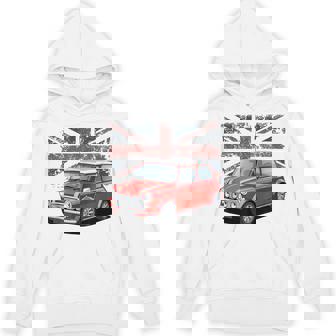 ブリティッシュクラシックカー レッドミニスポーツカー パーカー - Kawaiitshirt