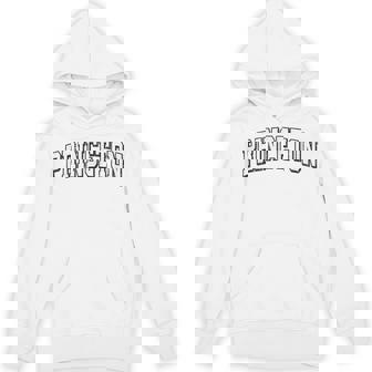 プリンストン テキサス ビンテージ アスレチック スポーツ B&W プリント パーカー - Kawaiitshirt