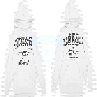 マクレガー ミネソタ Mn ヴィンテージ アスレチック ネイビー スポーツデザイン 長袖tシャツ Hoodie - Kawaiitshirt