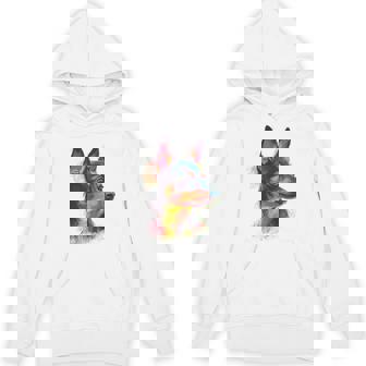 ミニチュア ピンシャー 犬 ペット アート カラフル ミニチュア ピンシャー パーカー - Kawaiitshirt