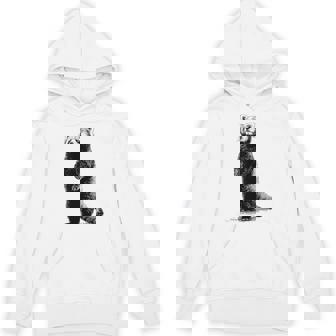 ミニマリストデザインのレッサーパンダ パーカー - Kawaiitshirt