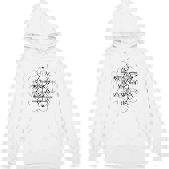 メタトロンキューブ マカバ（スターテトラヒドロン）神聖幾何学 Hoodie - Kawaiitshirt