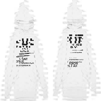 ユーモラスなフルート 愛好家 ステートメント皮肉なフルート 面白い Hoodie - Kawaiitshirt