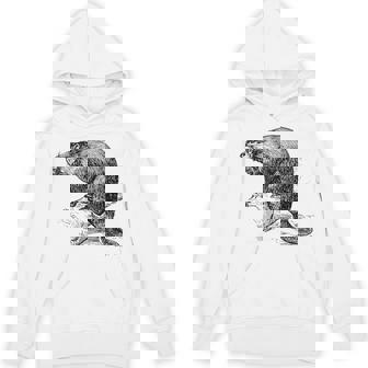 リアルなビーバースケッチ パーカー - Kawaiitshirt