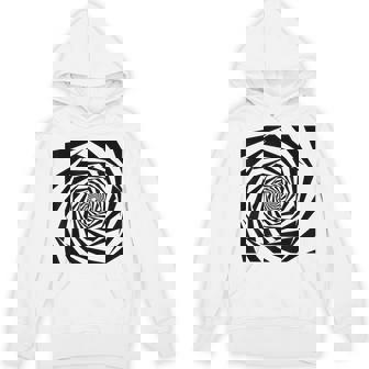 催眠術師 ヒプノシス グラフィック 目の錯覚 トリッピー スパイラル 幾何学模様 Hoodie - Kawaiitshirt