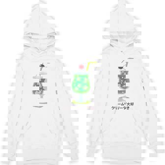 和風クリームソーダ レトロ メロンフロート カワイイ 美学 パーカー - Kawaiitshirt