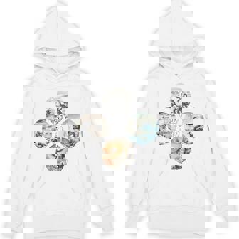 四神 青龍 白虎 朱雀 玄武 四象 東西南北 バックプリント パーカー - Kawaiitshirt