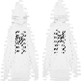 太字 クリエイティブ ゼブラマーカー 文字 M デザイン アニマルシリーズ パーカー - Kawaiitshirt