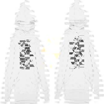 幾何学図形 抽象 モダンアート ヴィンテージ 三角形 Hoodie - Kawaiitshirt