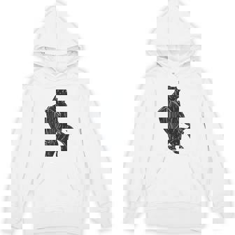 斧と盾を持った熊 中世の熊 バイキング パーカー - Kawaiitshirt