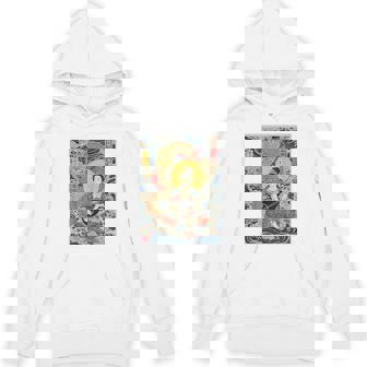 日本 浮世絵 滋賀 琵琶湖 竹生島 弁財天 竜 龍神 バックプリント パーカー - Kawaiitshirt