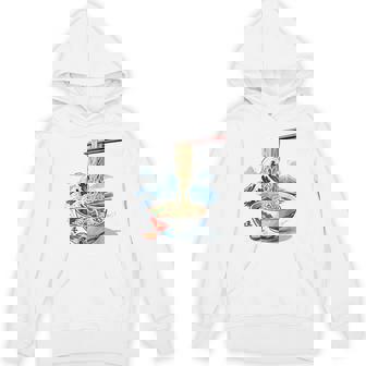 日本の麺スープ ラーメン 浮世絵 日本波 ヴィンテージ パーカー - Kawaiitshirt