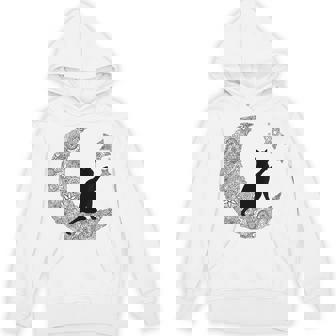 曼荼羅猫tシャツ レディース メンズ ユース 月と星 パーカー - Kawaiitshirt