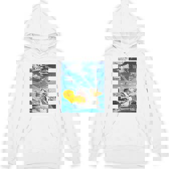 猫に乗って火を吐くサメレインボーレーザータコス 長袖tシャツ Hoodie - Kawaiitshirt