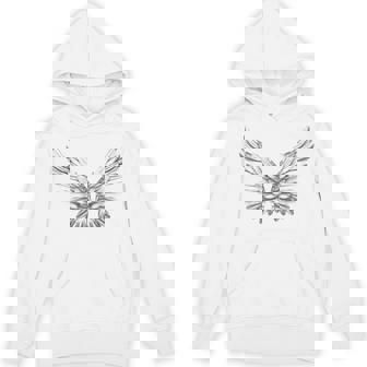 白い天使の羽自由守護天使 パーカー - Kawaiitshirt