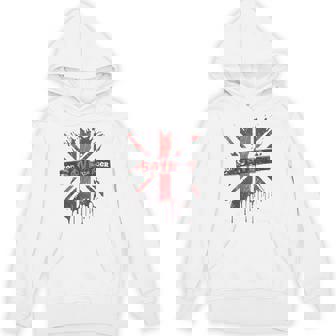 神は貧しい王のcor冠式パンクグラフィティユニオンジャックを救う パーカー - Kawaiitshirt