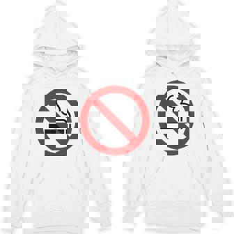 禁煙シンボル ノベルティ 禁煙サイン パーカー - Kawaiitshirt