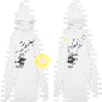 秋のひまわり マルハナバチ 面白いひまわり蜂 秋の愛 パーカー - Kawaiitshirt