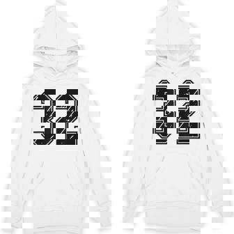 背番号 32 チーム短大スポーツ背番号付きユニフォーム パーカー - Kawaiitshirt