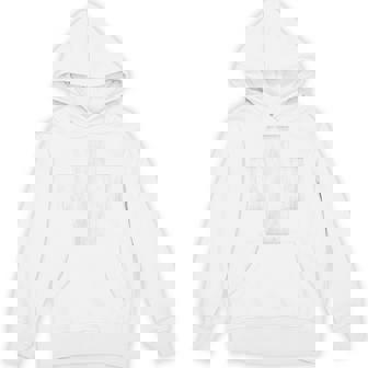 薄風化-ホワイト-クロス-ペイント-オン-レッド-ガード-ライフ Hoodie - Kawaiitshirt