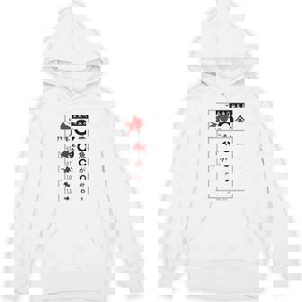 視力検査 おもしろ デザイン 金魚 パーカー - Kawaiitshirt
