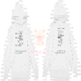 バックプリント 豚の口笛を信じる Hoodie - Kawaiitshirt