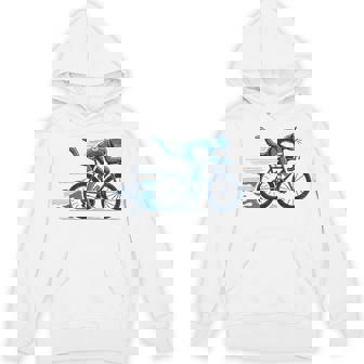 趣味のサイクリストのためのおしゃれな面白いロードバイク猫。 パーカー - Kawaiitshirt