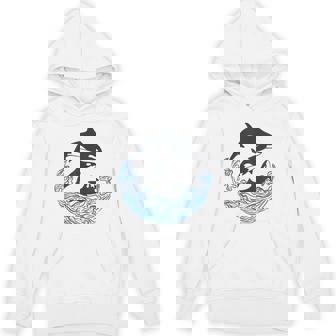 面白tシャツ シャチ 海 クジラ サメ おもしろ かわいい グッズ 服 ネタ メンズ オリジナル 夏 Hoodie - Kawaiitshirt