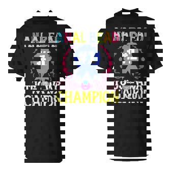 1 Bead Tug O War Champion Adult Humor Cringe T-Shirt | Mazezy
