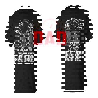1 Year Old Racing Car Fast One Birthday 1St Family Dad T-Shirt - Thegiftio UK
