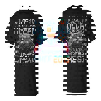 10Th Birthday Boys Level 10 Birthday Decorations T-Shirt - Monsterry