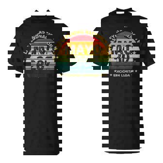 18 Años Cumpleañosintage Nacido En Mayo 2007 Camiseta unisex - Regaloses