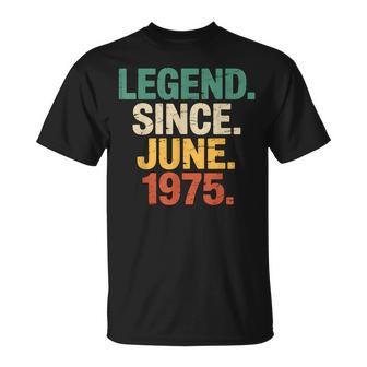 1975年6月誕生日ギフトアイデア 男女 1975年6月以来 Tシャツ - Kawaiitshirt
