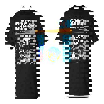 1St Grade Back To School Baseball Drip Ice Cream Game On T-Shirt - Thegiftio UK
