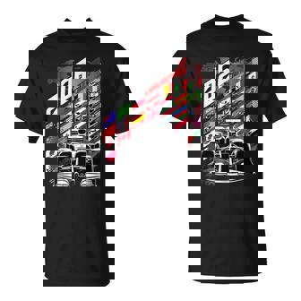 2026 Calendar Racing Circuit Schedule Gear Places T-Shirt - Monsterry