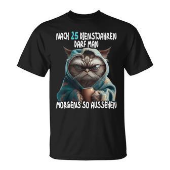 25 Jähriges Dienstjubiläum Jubiläum Firmenjubiläum 25 Jahre T-Shirt - Geschenkecke
