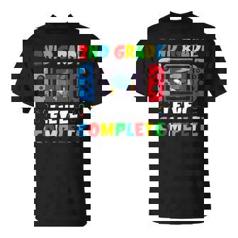 2Nd Grade Level Complete Last Day Of School Video Game Boys T-Shirt - Thegiftio UK