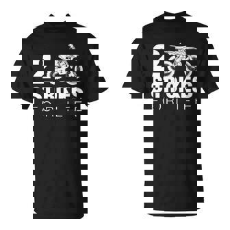 2ストロークフォーライフ モトクロス ダートバイク Tシャツ - Kawaiitshirt