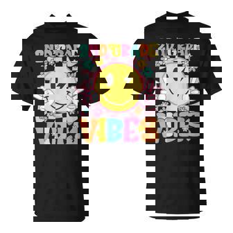 2年生 バイブス スマイルフェイス 新学期 2年生 Tシャツ - Kawaiitshirt